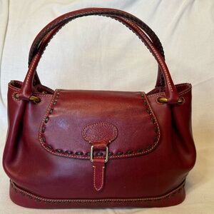 Dooney & Bourke Flap Satchel - Bordeaux